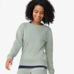Allbirds NWT Hazy Pine R&R Green Crew Neck Long Sleeve Pullover Tee Size Small
